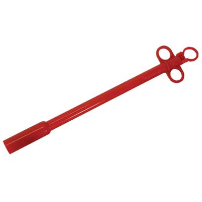 Plastic Balling Gun - Red, Medium